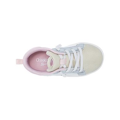 OshKosh B'gosh® Ellis Girls Lace-Up Casual Sneakers With Heart Accents