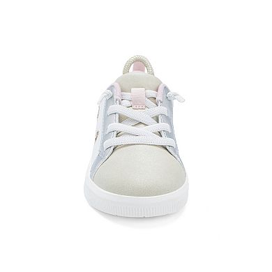OshKosh B'gosh® Ellis Girls Lace-Up Casual Sneakers With Heart Accents