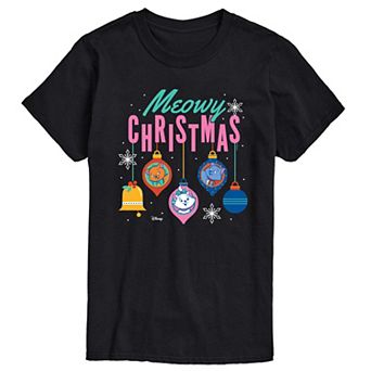 Big & Tall Disney's The Aristocats Meowy Christmas Graphic Tee