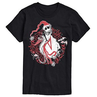 Big & Tall Disney's The Nightmare Before Christmas Santa Jack Skellington Graphic Tee