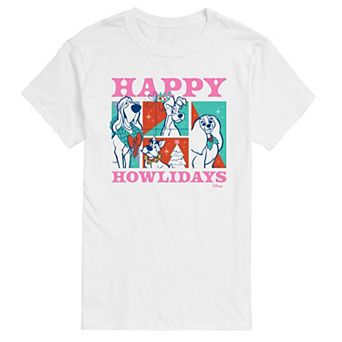 Big & Tall Disney's Lady and the Tramp Happy Howlidays Graphic Tee