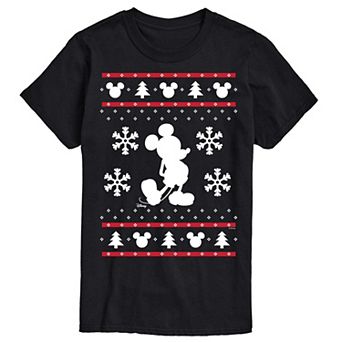 Big & Tall Disney's Mickey Mouse Christmas Graphic Tee
