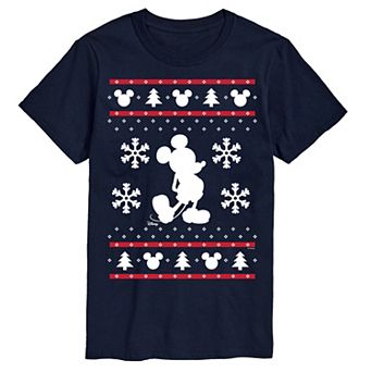 Big & Tall Disney's Mickey Mouse Christmas Graphic Tee