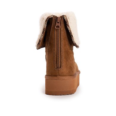 MUK LUKS Amelia Women's Platform Faux Shearling Boots