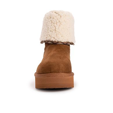 MUK LUKS Amelia Women's Platform Faux Shearling Boots