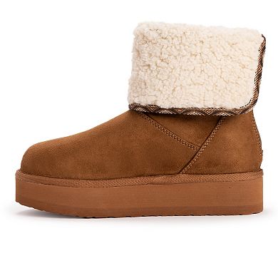 MUK LUKS Amelia Women's Platform Faux Shearling Boots