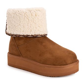MUK LUKS Amelia Women's Platform Faux Shearling Boots