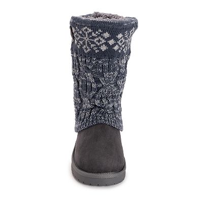 MUK LUKS Cheryl Women's Knit Winter Boots