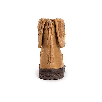 MUK LUKS Clover Women's Faux Shearling Ankle Boots