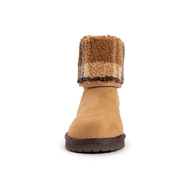MUK LUKS Clover Women's Faux Shearling Ankle Boots