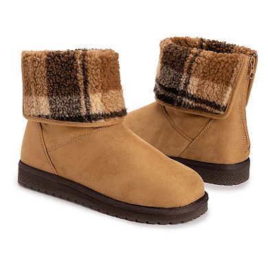 MUK LUKS Clover Women's Faux Shearling Ankle Boots