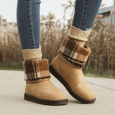 MUK LUKS Clover Women's Faux Shearling Ankle Boots
