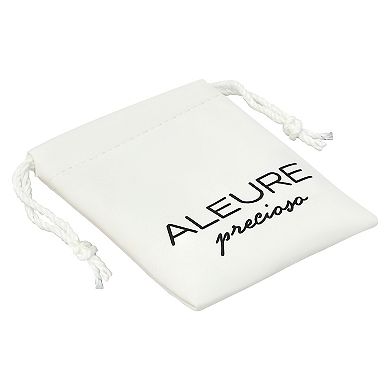 Aleure Precioso Sterling Silver Freshwater Cultured Pearl Clamshell Key Pendant Necklace