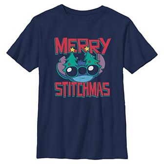 Boys 8-20 Disney's Lilo & Stitch Merry Stitchmas Graphic Tee