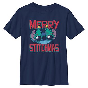 Boys 8-20 Disney's Lilo & Stitch Merry Stitchmas Graphic Tee