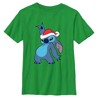 Boys 8-20 Disney's Stitch Dancing Christmas Graphic Tee