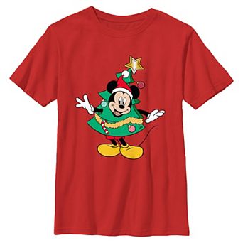 Boys 8-20 Disney's Mickey Mouse Christmas Tree Graphic Tee