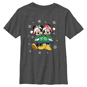 Boys 8-20 Disney's Mickey & Minnie Mouse Nice & Naughty Graphic Tee