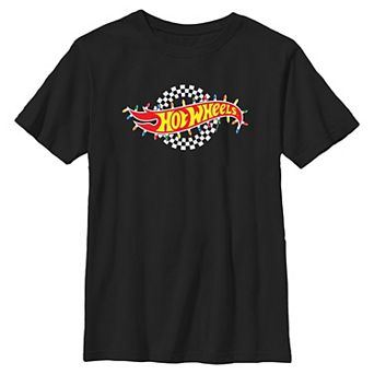 Boys 6-20 Hot Wheels Christmas Lights Graphic Tee