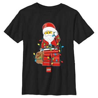 Boys 8-20 LEGO Santa Lights Graphic Tee