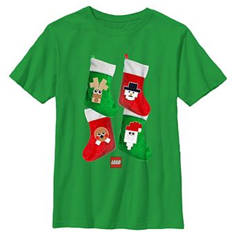 Boys 8-20 LEGO Christmas Stockings Graphic Tee
