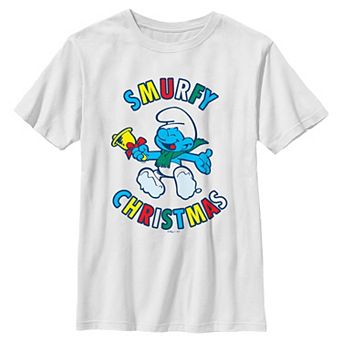 Boys 8-20 Smurfs Happy Smurfy Christmas Graphic Tee