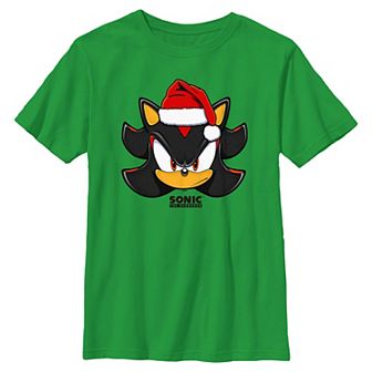 Boys 8-20 Sonic The Hedgehog Shadow Christmas Graphic Tee