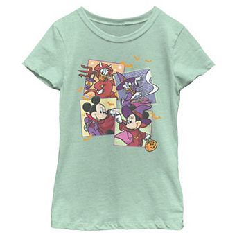 Girls' Disney's Mickey & Friends Spooky Portraits Graphic Tee