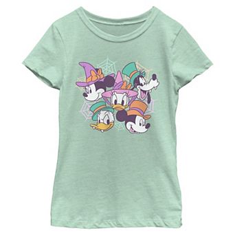 Girls 7-16 Disney's Mickey & Friends Spooky Time Short Sleeve Graphic Tee