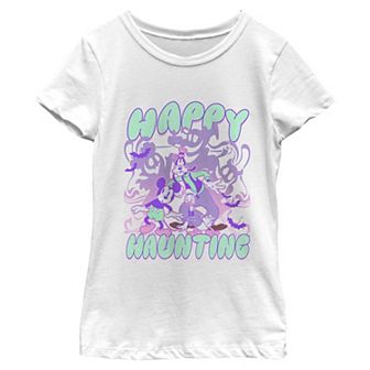 Girls' Disney's Mickey & Friends Happy Haunting Short Sleeve Graphic Tee