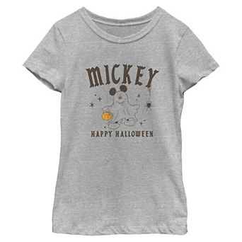 Girls' Disney's Mickey Mouse Happy Halloween Graphic Tee