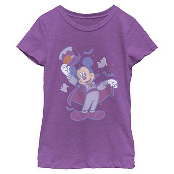 Girls' Disney's Mickey Mouse Spooky Elegance Graphic Tee