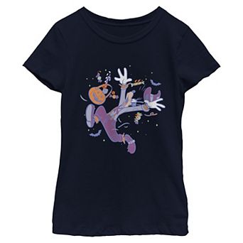 Girls 7-16 Disney's Goofy Running Scared Short Sleeve Graphic Tee
