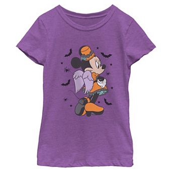 Girls' Disney's Minnie Mouse Halloween Graphic Tee