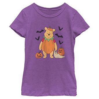 Girls' Disney's Winnie Pooh Pumpkin Graphic Tee