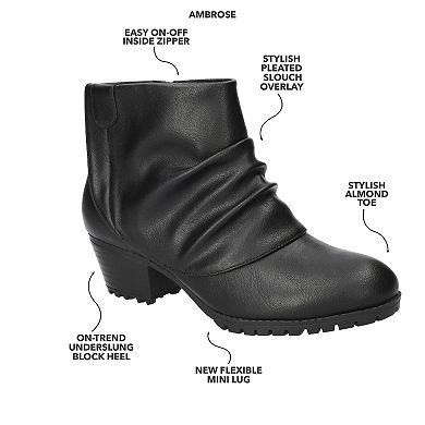 Easy Street Ambrose Women's Slouch Ankle Boots
