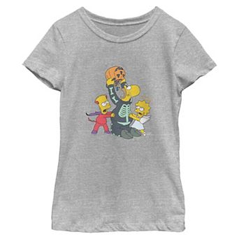 Girls' Homer Simpson Halloween Graphic Tee