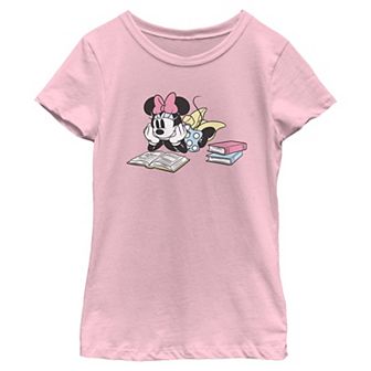 Girls 7-16 Disney’s Minnie Mouse Graphic Short Sleeve Crew Tee