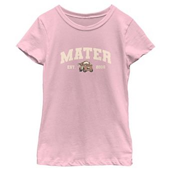 Girls 7-16 Disney's Cars Mater Est. 2006 Short Sleeve Graphic Tee