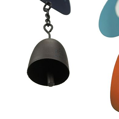 Multicolor Mid Century Modern Mobile Wind Chime Hanging Garden Home Decor Art