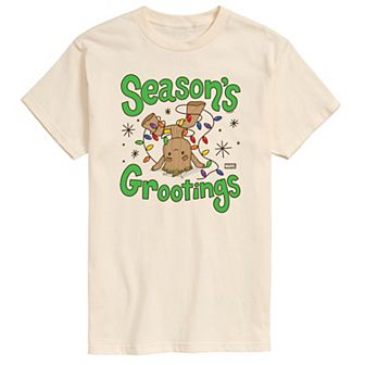 Big & Tall Marvel Guardians Of The Galaxy Grootings Graphic Tee