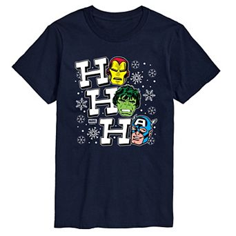 Big & Tall Marvel Ho Ho Ho Graphic Tee