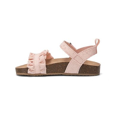 OshKosh B'gosh® Melody Toddler & Little Kid Girl Ruffle Strap Sandals