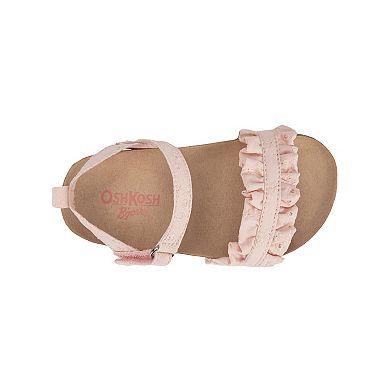OshKosh B'gosh® Melody Toddler & Little Kid Girl Ruffle Strap Sandals