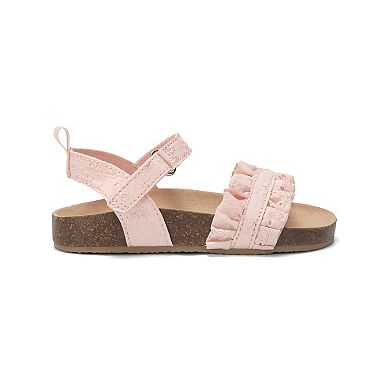 OshKosh B'gosh® Melody Toddler & Little Kid Girl Ruffle Strap Sandals