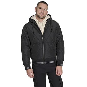 Men's Champion® Quilted Hoody Bomber Jacket