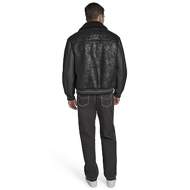 Men's Champion® Faux Shearling Varsity Jacket