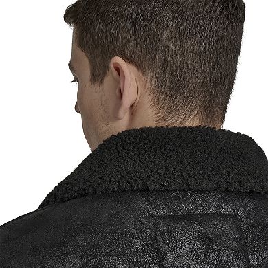 Men's Champion® Faux Shearling Varsity Jacket