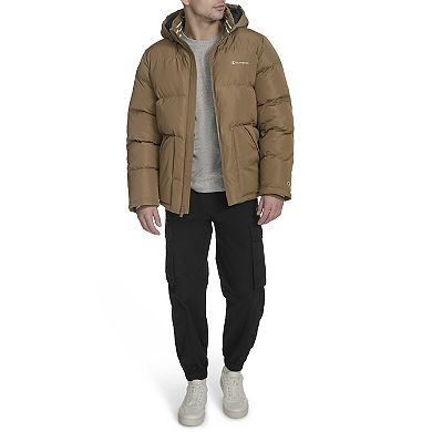 Men's Champion® Quilted Hooded Puffer Jacket