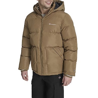Men's Champion® Quilted Hooded Puffer Jacket